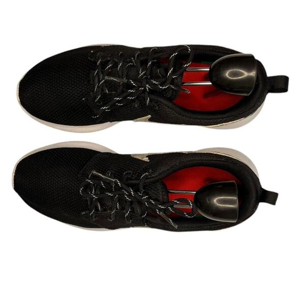 Women Nike Roshe One 511882-094 Lace Up Mesh Athletic Sneaker Shoes Size 8 Black - Picture 3 of 5